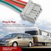 Nilight 4 Pin Trailer Wiring Harness Kit 56040 Compatible with Subaru 2009 2010 2011 2012 2013 2014 2015 2016 2017 2018 2019 2020 2021 2022 2023 2024 Forester Outback XV Crosstrek Forester Ascent(Honda Odyssey 2005-2010)