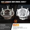 Nilight Front Wheel Hub and Bearing Assembly for Chevy Impala 2000 2002 2003 2004 2005 2006 2007-2011, Buick Lacrosse Allure 2005–2009, Cadillac DTS Eldorado, Buick Century, 5 Lug w/ABS, OEM 513121(Nissan Altima 2007-2018 Front)