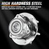 Nilight Front Wheel Hub and Bearing Assembly for Chevy Impala 2000 2002 2003 2004 2005 2006 2007-2011, Buick Lacrosse Allure 2005–2009, Cadillac DTS Eldorado, Buick Century, 5 Lug w/ABS, OEM 513121(Silverado 1500 1999-2006(4WD/AWD))