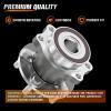 Nilight Front Wheel Hub and Bearing Assembly for Chevy Impala 2000 2002 2003 2004 2005 2006 2007-2011, Buick Lacrosse Allure 2005–2009, Cadillac DTS Eldorado, Buick Century, 5 Lug w/ABS, OEM 513121(Subaru Forester 2014-2018)