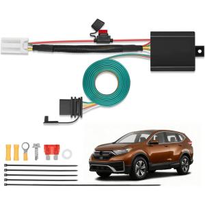 Nilight 4 Pin Trailer Wiring Harness Kit 56040 Compatible with Subaru 2009 2010 2011 2012 2013 2014 2015 2016 2017 2018 2019 2020 2021 2022 2023 2024 Forester Outback XV Crosstrek Forester Ascent(Honda CRV 2017-2024)