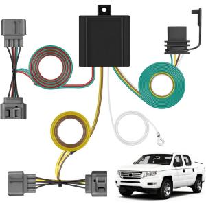 Nilight 4 Pin Trailer Wiring Harness Kit 56040 Compatible with Subaru 2009 2010 2011 2012 2013 2014 2015 2016 2017 2018 2019 2020 2021 2022 2023 2024 Forester Outback XV Crosstrek Forester Ascent(Honda Ridgeline 2006-2014)