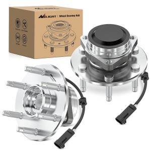Nilight Front Wheel Hub and Bearing Assembly for Chevy Impala 2000 2002 2003 2004 2005 2006 2007-2011, Buick Lacrosse Allure 2005–2009, Cadillac DTS Eldorado, Buick Century, 5 Lug w/ABS, OEM 513121(Silverado 1500 1999-2007(2WD))