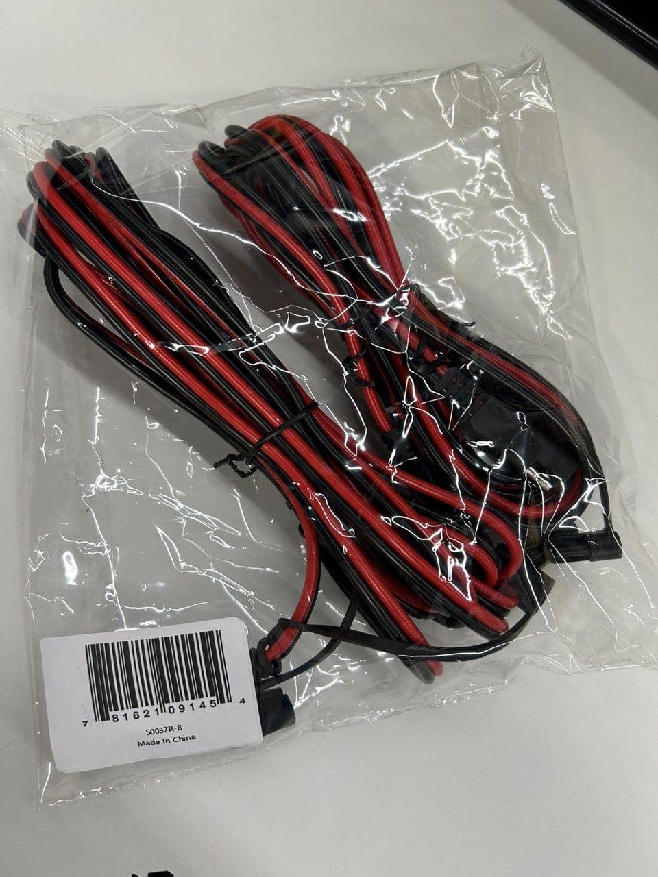 imageNilight 5 Pack SAE to SAE Extension Cable 10AWG 2 Pin SAE Connector Extension Cord 10 Gauge Dual Head Plug Audiopipe Polarized Wire Harness for Solar Panel Automotive Car Motorcycle 2 Years Warranty2Pcs 12FT SAE Extension Cable