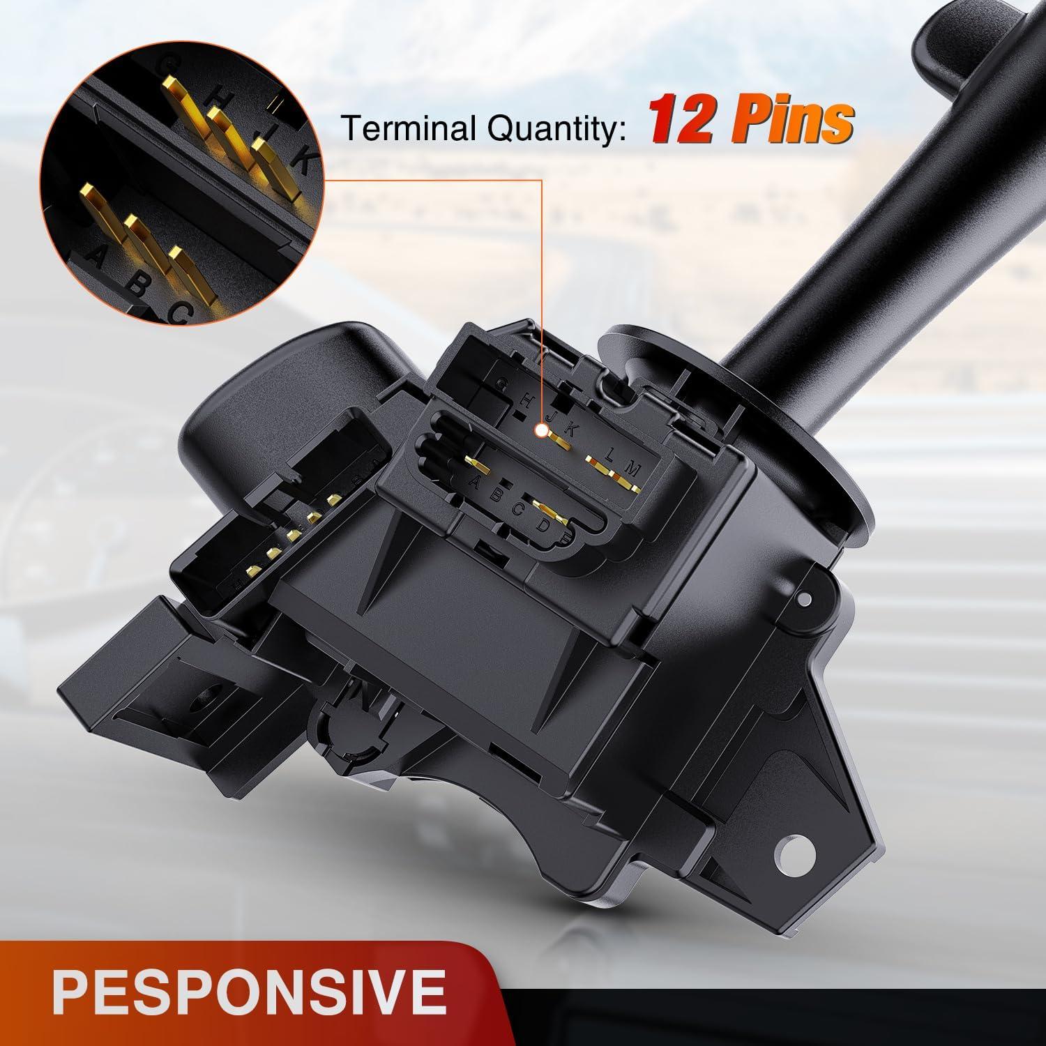 imageNilight Turn Signal Switch Compatible with 2004 2005 2006 2007 2008 2009 2010 2011 2012 Chevy Malibu 20052010 Pontiac G6 20072009 Saturn Aura Durango Windshield Wiper Switch 2 Year Warranty20072014 Chevy GMC Cadillac Hummer