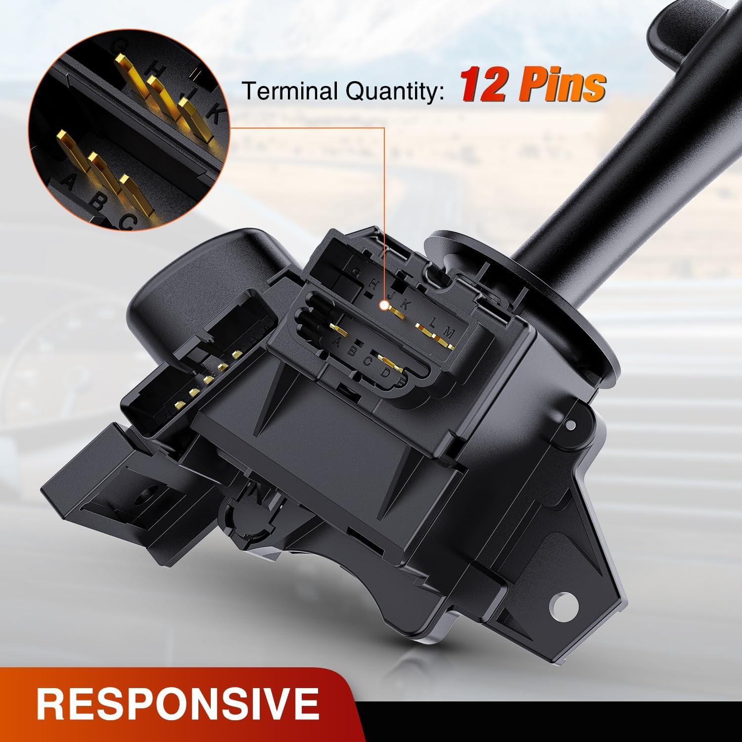 imageNilight Turn Signal Switch Compatible with 2004 2005 2006 2007 2008 2009 2010 2011 2012 Chevy Malibu 20052010 Pontiac G6 20072009 Saturn Aura Durango Windshield Wiper Switch 2 Year Warranty20072014 Suburban Yukon Escalade