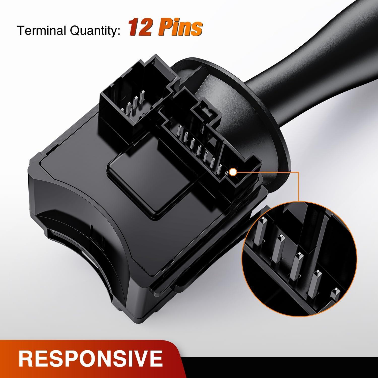 imageNilight Turn Signal Switch Compatible with 2004 2005 2006 2007 2008 2009 2010 2011 2012 Chevy Malibu 20052010 Pontiac G6 20072009 Saturn Aura Durango Windshield Wiper Switch 2 Year Warranty20042012 Chevy Malibu