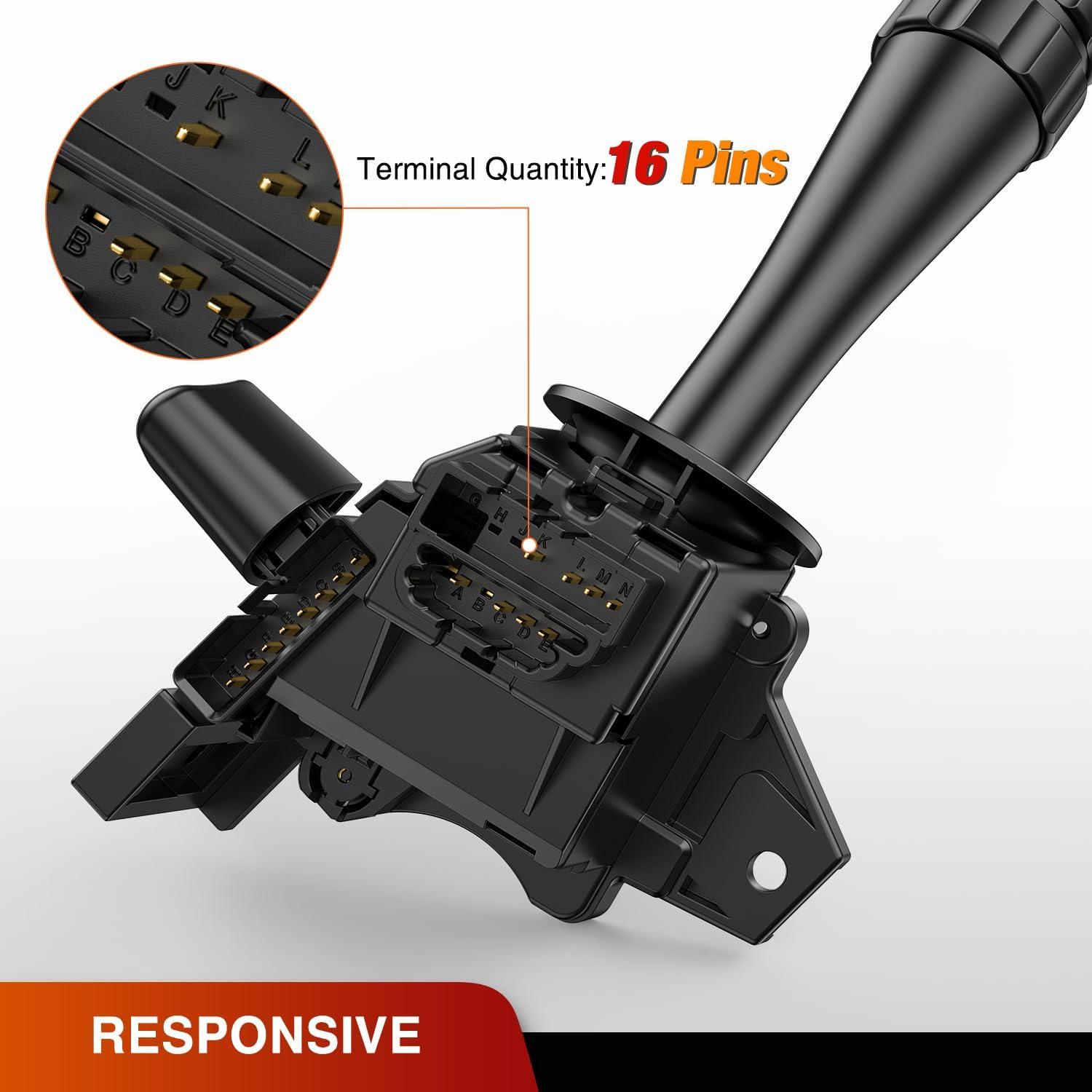 imageNilight Turn Signal Switch Compatible with 2004 2005 2006 2007 2008 2009 2010 2011 2012 Chevy Malibu 20052010 Pontiac G6 20072009 Saturn Aura Durango Windshield Wiper Switch 2 Year Warranty20062008 Pontiac Grand Prix