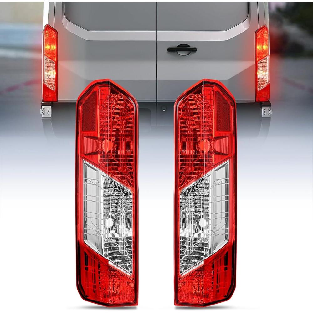 imageNilight Taillight Assembly Compatible with 2015 2016 2017 2018 2019 2020 2021 2022 2023 Ford Transit 150 250 350 350HD Rear Lamp Replacement OE Style Passenger SideDriver and Passenger Side