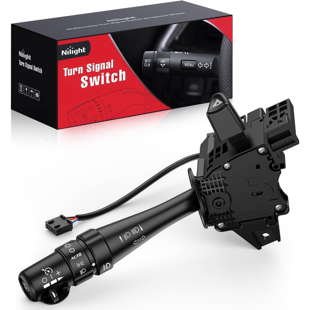 imageNilight Turn Signal Switch Compatible with 2004 2005 2006 2007 2008 2009 2010 2011 2012 Chevy Malibu 20052010 Pontiac G6 20072009 Saturn Aura Durango Windshield Wiper Switch 2 Year Warranty20062008 Pontiac Grand Prix