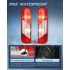 Nilight Taillight Assembly Compatible with 2015 2016 2017 2018 2019 2020 2021 2022 2023 Ford Transit 150 250 350 350HD Rear Lamp Replacement OE Style Passenger Side(Driver and Passenger Side)
