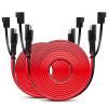 2Pcs 12FT SAE Extension Cable