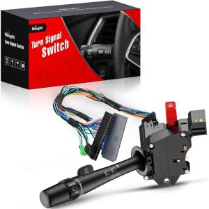 Nilight Turn Signal Switch Compatible with 2004 2005 2006 2007 2008 2009 2010 2011 2012 Chevy Malibu 2005-2010 Pontiac G6 2007-2009 Saturn Aura Durango Windshield Wiper Switch, 2 Year Warranty(1998-2005 Chevy & GMC & Oldsmobile)