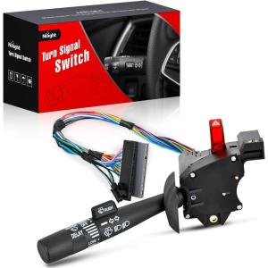 Nilight Turn Signal Switch Compatible with 2004 2005 2006 2007 2008 2009 2010 2011 2012 Chevy Malibu 2005-2010 Pontiac G6 2007-2009 Saturn Aura Durango Windshield Wiper Switch, 2 Year Warranty(1995-1999 Chevy & GMC)
