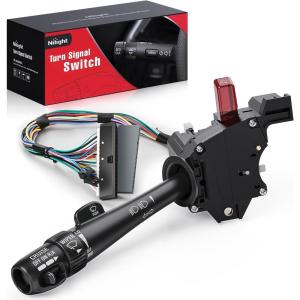 Nilight Turn Signal Switch Compatible with 2004 2005 2006 2007 2008 2009 2010 2011 2012 Chevy Malibu 2005-2010 Pontiac G6 2007-2009 Saturn Aura Durango Windshield Wiper Switch, 2 Year Warranty(1999-2002 Chevy & GMC & Cadillac)