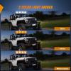 Nilight 6.5Inch Off-Road LED Light Bar, 2PCS 120W 3 Lighting Modes (White/Amber/White&Amber) Driving Fog Light Spot Flood Lights with 18AWG Wiring Harness for Truck Car ATV SUV Jeep Boat(Amber&White 3 Modes)