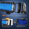 Nilight LED Light Bar 4Inch 48W Square Portable Flood Pod Cigarette Lighter Powered with Wiring Magnetic Base 16LEDs Fog Driving Work Roof Bumper Lights for Truck Tractor Golf Cart UTV(2Pcs Led Pods Blue)