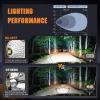 Nilight Motorcycle LED Pods 2 PCS 3 Inch Flood Offroad Fog Light 1160LM Driving Auxiliary Lights w/18AWG DT Wiring Harness Kit for ATV Truck Boat Tractor Forklift(White Led Pods)