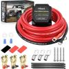 Nilight Dual Battery Isolator Kit Smart Adjustable 12V 140 AMP Auto Manual Voltage Sensitive Relay VSR Automatic Disconnect Switch Delay Setting Waterproof for Truck Car Van RV ATV UTV Marine Boat(140 Amp Kit)