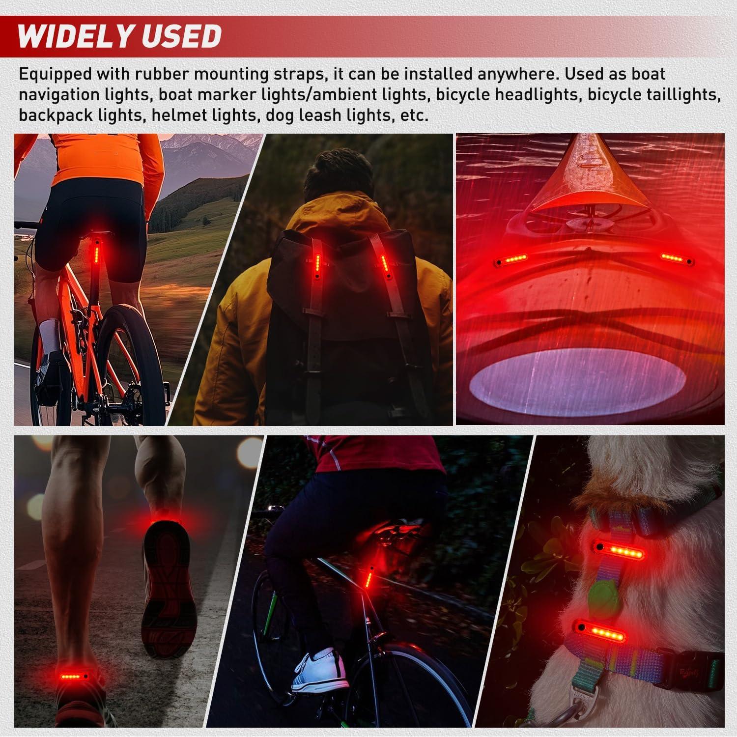 imageNilight Marine Boat Stern Light 12Inch White Fold Down Anchor Lights 12V 24V Waterproof 360 Lighting Navigation Lamp for Fishing Sailboat Yacht Pontoon Speedboat Dinghy5LED Navigation LightRed