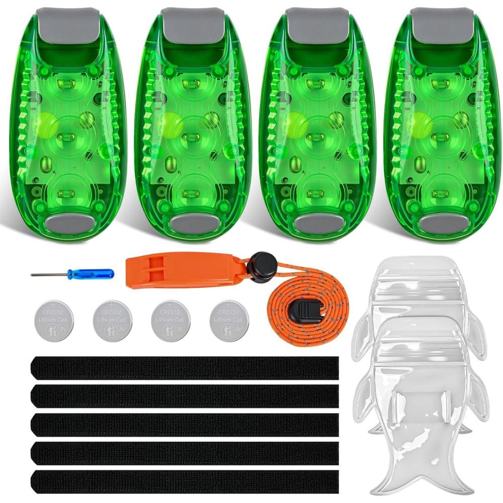 imageNilight Marine Boat Stern Light 12Inch White Fold Down Anchor Lights 12V 24V Waterproof 360 Lighting Navigation Lamp for Fishing Sailboat Yacht Pontoon Speedboat Dinghy3LED Safety LightGreen