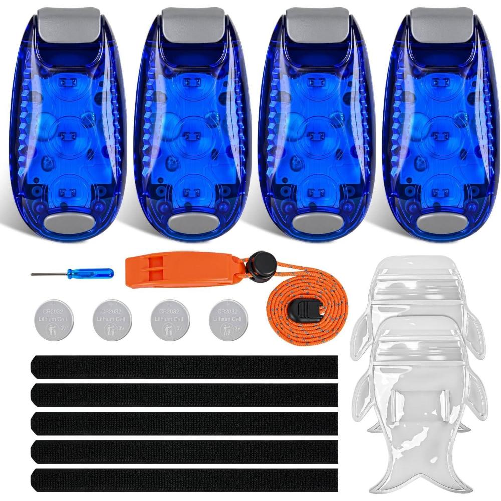 imageNilight Marine Boat Stern Light 12Inch White Fold Down Anchor Lights 12V 24V Waterproof 360 Lighting Navigation Lamp for Fishing Sailboat Yacht Pontoon Speedboat Dinghy3LED Safety LightBlue