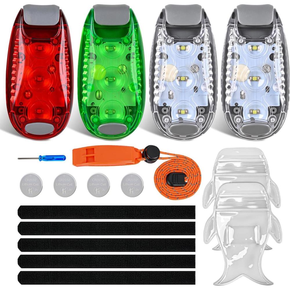 imageNilight Marine Boat Stern Light 12Inch White Fold Down Anchor Lights 12V 24V Waterproof 360 Lighting Navigation Lamp for Fishing Sailboat Yacht Pontoon Speedboat Dinghy3LED Navigation Light4Pcs