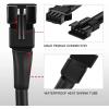 Nilight Extension Cable for Motorcycle LED Strip Lights 4PCS 2 Feet Extension Cords 3PCS 2 Way Y Splitter 4PIN Extension Cord for Underglow Neon Accent Light Strips Rock Lights