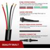 Nilight Extension Cable for Motorcycle LED Strip Lights 4PCS 2 Feet Extension Cords 3PCS 2 Way Y Splitter 4PIN Extension Cord for Underglow Neon Accent Light Strips Rock Lights