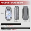 Nilight Marine Boat Stern Light 12Inch White Fold Down Anchor Lights 12V 24V Waterproof 360° Lighting Navigation Lamp for Fishing Sailboat Yacht Pontoon Speedboat Dinghy(3LED Safety Light-White)