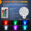 Nilight Marine Boat Stern Light 12Inch White Fold Down Anchor Lights 12V 24V Waterproof 360° Lighting Navigation Lamp for Fishing Sailboat Yacht Pontoon Speedboat Dinghy(4PCS RGB Boat Light)