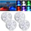 Nilight Marine Boat Stern Light 12Inch White Fold Down Anchor Lights 12V 24V Waterproof 360° Lighting Navigation Lamp for Fishing Sailboat Yacht Pontoon Speedboat Dinghy(4PCS RGB Boat Light)