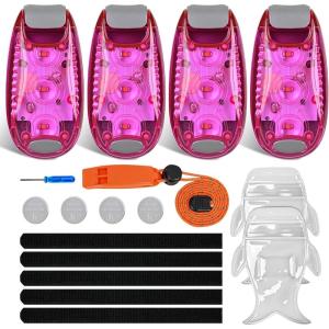 Nilight Marine Boat Stern Light 12Inch White Fold Down Anchor Lights 12V 24V Waterproof 360° Lighting Navigation Lamp for Fishing Sailboat Yacht Pontoon Speedboat Dinghy(3LED Safety Light-Pink)