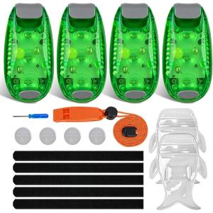 Nilight Marine Boat Stern Light 12Inch White Fold Down Anchor Lights 12V 24V Waterproof 360° Lighting Navigation Lamp for Fishing Sailboat Yacht Pontoon Speedboat Dinghy(3LED Safety Light-Green)
