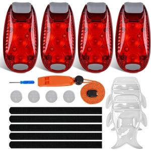 Nilight Marine Boat Stern Light 12Inch White Fold Down Anchor Lights 12V 24V Waterproof 360° Lighting Navigation Lamp for Fishing Sailboat Yacht Pontoon Speedboat Dinghy(3LED Safety Light-Red)