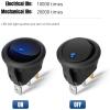 Nilight 90013L 12PCS Round Toggle LED Switch 12V Car Truck Rocker On-Off Control Blue Green Yellow Red