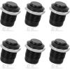 Nilight 12PCS 12V Blue Round Toggle LED Switch 20A 12V DC On/Off SPST for Car Truck Rocker On-Off Control(6PCS 12mm Momentary Switch)