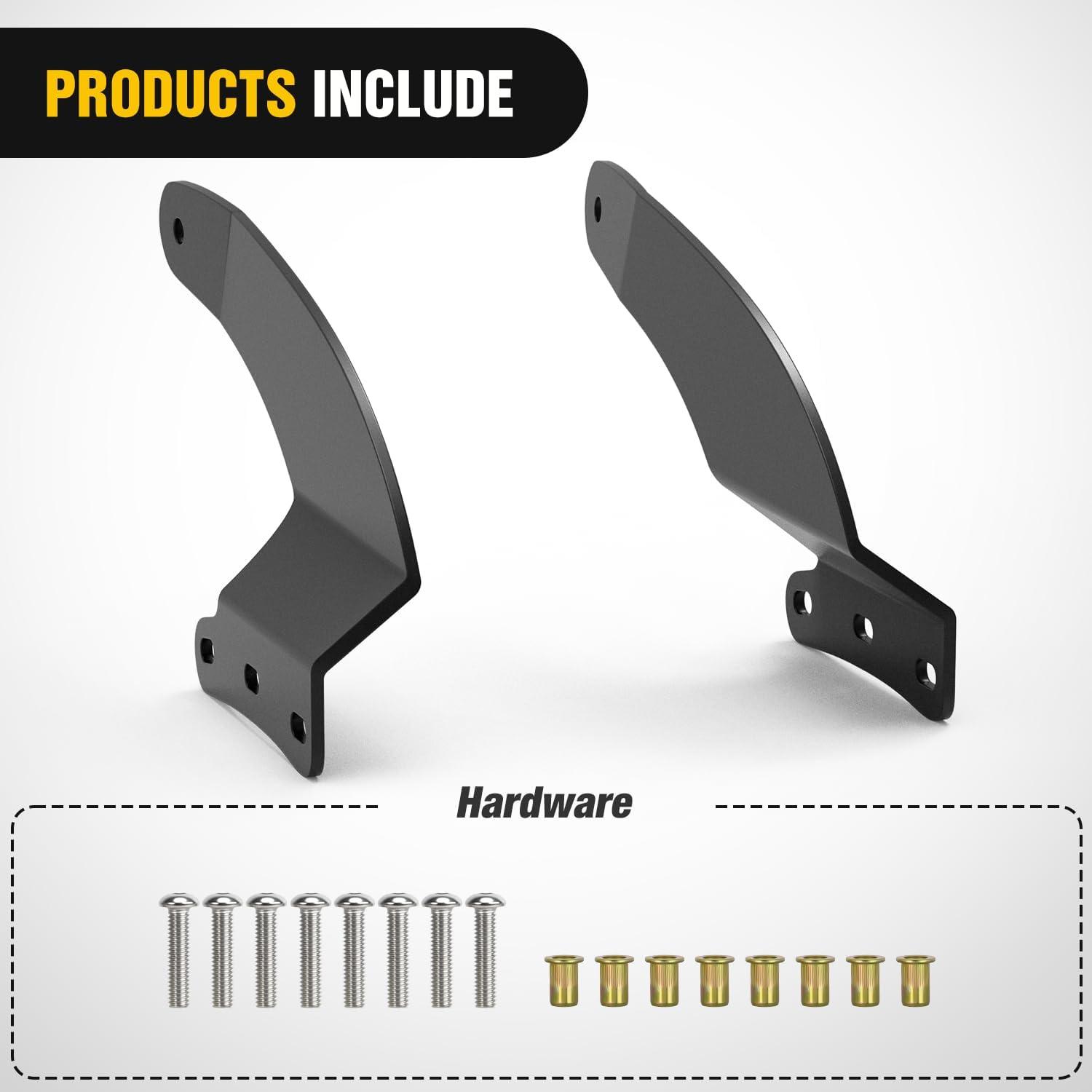 imageNilight 42 inch Curved LED Light Bar Bracket Mounting Upper Windshield Roof Cab Brackets Compatible with Toyota Tacoma 19952004 Fit 4Runner 1995 1996 1997 1998 1999 2000 2001 2002