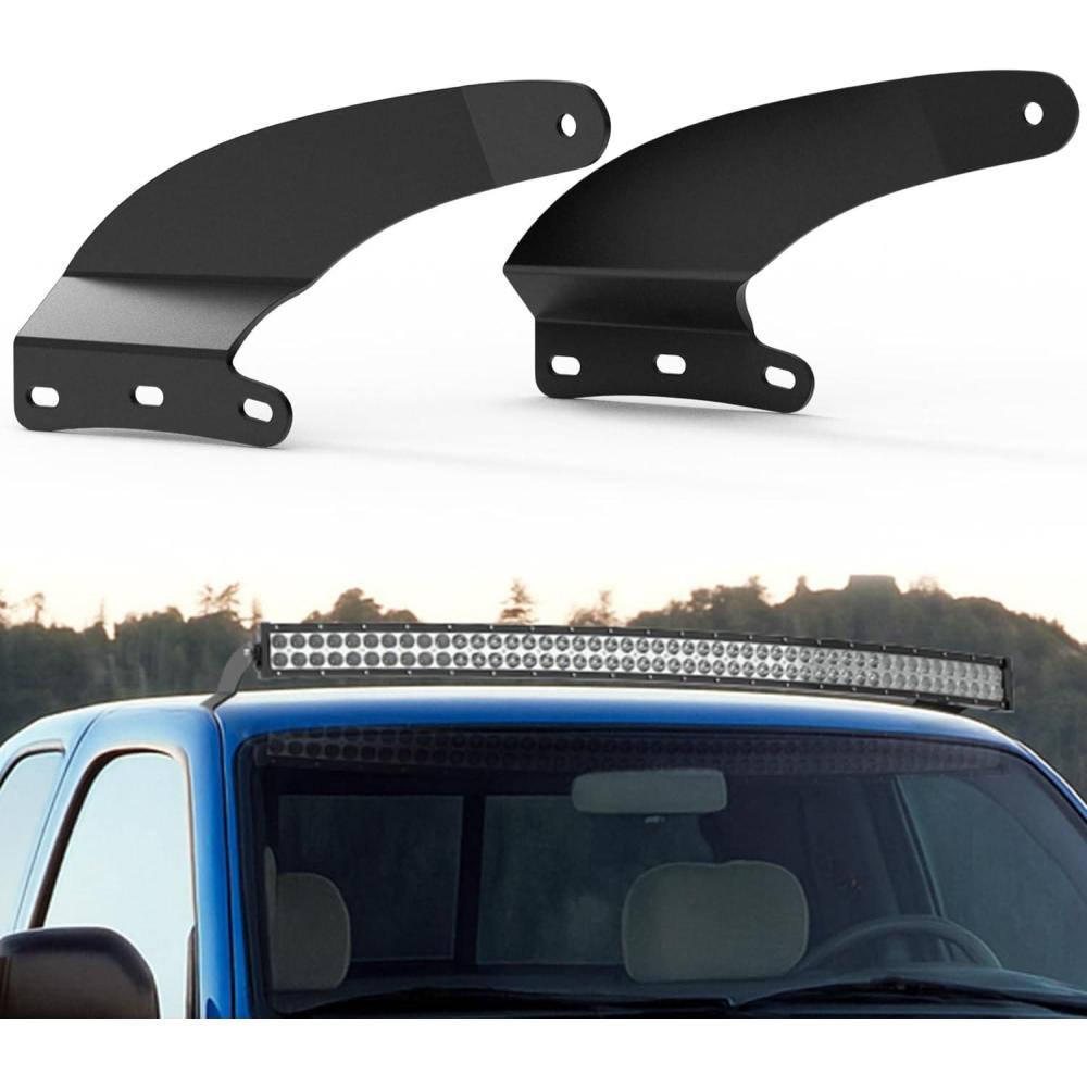 imageNilight 42 inch Curved LED Light Bar Bracket Mounting Upper Windshield Roof Cab Brackets Compatible with Toyota Tacoma 19952004 Fit 4Runner 1995 1996 1997 1998 1999 2000 2001 2002