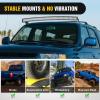 Nilight 42 inch Curved LED Light Bar Bracket Mounting Upper Windshield Roof Cab Brackets Compatible with Toyota Tacoma 1995-2004, Fit 4Runner 1995 1996 1997 1998 1999 2000 2001 2002