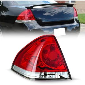 Nilight Headlight Assembly Compatible with 2006 2007 2008 2009 2010 2011 2012 2013 2014 2015 2016 Impala 2006 2007 Monte Carlo Replacement Headlamp Chrome Housing Amber Reflector(Drive Side)