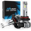 Nilight EF2 9006 LED Fog Light Bulbs, 250% Brightness, 5,0000 Hours Long Lifespan, 6000K Xenon White Fog Light Bulbs, LED Fog Light DRL Bulbs Replacement, Pack of 2(White)
