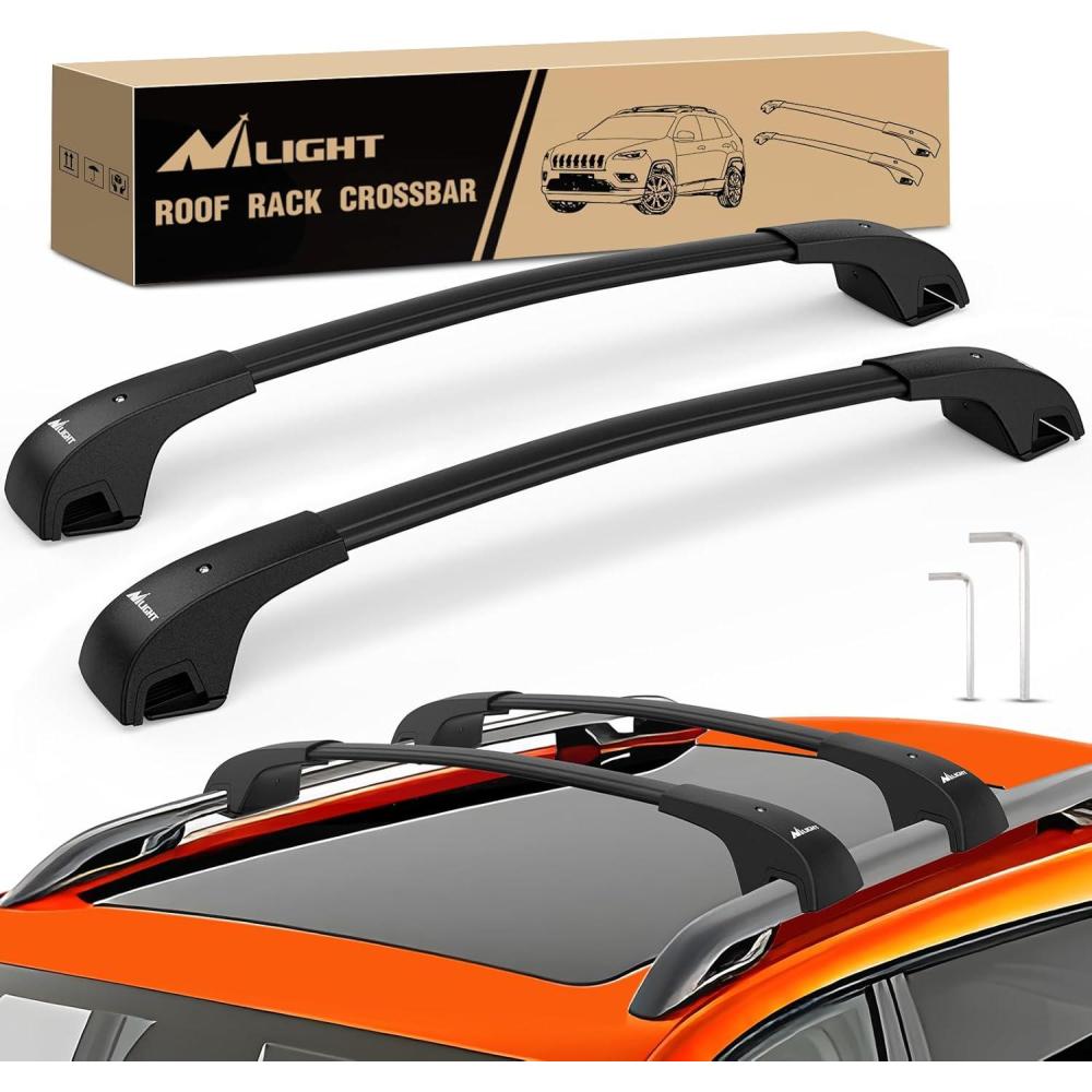 imageNilight Roof Rack Cross Bars Fit for Toyota RAV4 2019 2020 2021 2022 2023 Aluminum Rails Crossbars with AntiTheft Lock for Rooftop Cargo Carrier Luggage Kayak Bike not for AdventureTRD OffRoadJeep Cherokee 20142023