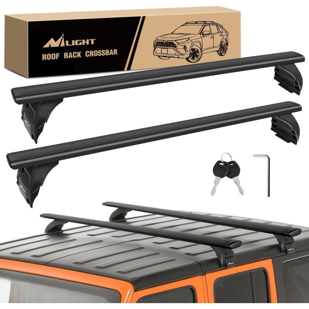 imageNilight Roof Rack Cross Bars Fit for Toyota RAV4 2019 2020 2021 2022 2023 Aluminum Rails Crossbars with AntiTheft Lock for Rooftop Cargo Carrier Luggage Kayak Bike not for AdventureTRD OffRoadJeep Wrangler JK JL Gladiator JT 20072024