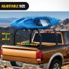 Nilight Adjustable 27-30″ High Truck Ladder Bed Back Compatible with Tacoma/Tundra/Ram 1500/ Silverado/Sierra 1500/ F150/ Gladiator JT/Titan/Frontier/Colorado/Canyon/Ranger with 2 LED Lights