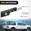 Nilight Adjustable 27-30″ High Truck Ladder Bed Back Compatible with Tacoma/Tundra/Ram 1500/ Silverado/Sierra 1500/ F150/ Gladiator JT/Titan/Frontier/Colorado/Canyon/Ranger with 2 LED Lights