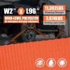 Nilight Car Tie Down Straps with Chain Hook Anchors 4 Pack Adjustable Wheel Straps 2″ x 96″ Lasso Style 3,674 lbs Safe Working Load Comes with Bag for Truck Cars UTV Orange