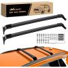 Nilight Roof Rack Cross Bars Fit for Toyota RAV4 2019 2020 2021 2022 2023 Aluminum Rails Crossbars with Anti-Theft Lock for Rooftop Cargo Carrier Luggage Kayak Bike (not for Adventure/TRD Off-Road)(Jeep Grand Cherokee L 3-Row 2021-2023)