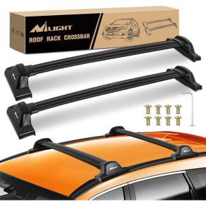 Nilight Roof Rack Cross Bars Fit for Toyota RAV4 2019 2020 2021 2022 2023 Aluminum Rails Crossbars with Anti-Theft Lock for Rooftop Cargo Carrier Luggage Kayak Bike (not for Adventure/TRD Off-Road)(Honda CRV 2007-2011)