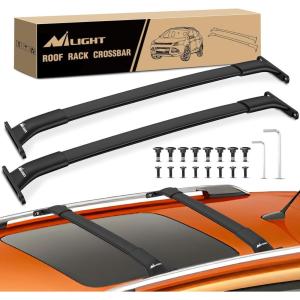 Nilight Roof Rack Cross Bars Fit for Toyota RAV4 2019 2020 2021 2022 2023 Aluminum Rails Crossbars with Anti-Theft Lock for Rooftop Cargo Carrier Luggage Kayak Bike (not for Adventure/TRD Off-Road)(Ford Escape KUGA 2013-2019)